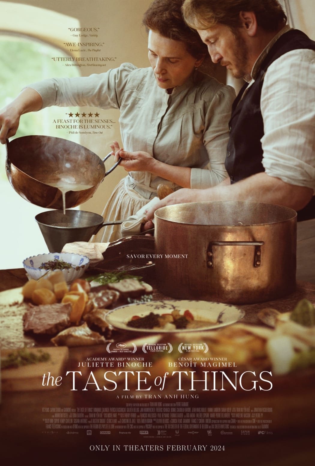 Pop up cinema; The Taste of Things Saturday 12 October 6.45-9.30pm